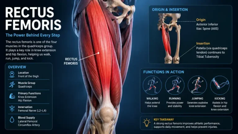 Rectus Femoris: Anatomy, Function, Common Injuries, and Recovery Guide